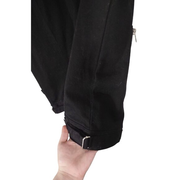 Royal Bones Tripp Gothic Black Vest Utility Grunge Rave Punk Emo Biker Mens L - Picture 7 of 7